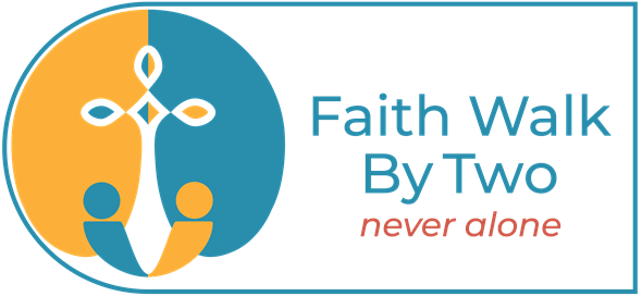 Faith Walk By Two Never alone Logo