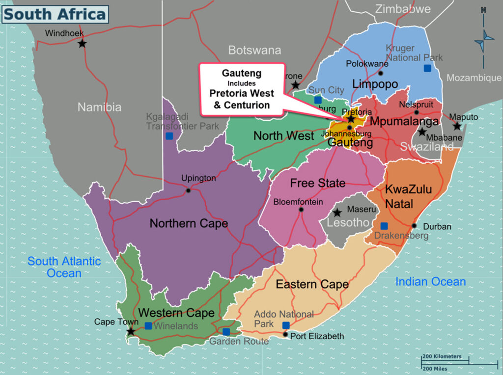 South Africa Map